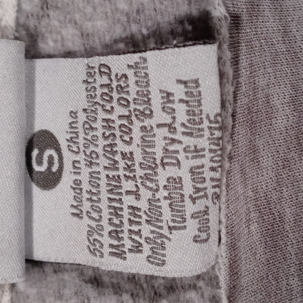 Zen J. America women's size S grey/white hoodie pullover sweat set w/ pockets. - Picture 3 of 4